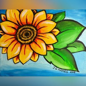 Handmade acrylic painting